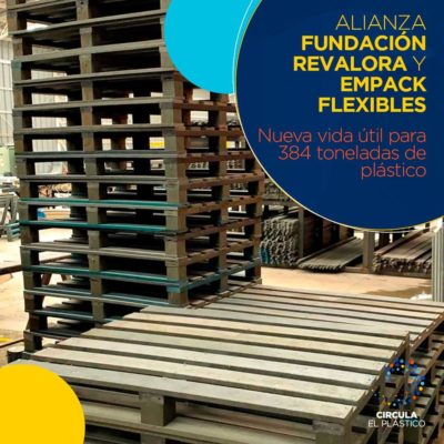 Empack Flexibles y Fundación Revalora evitarán que casi 400 toneladas de plásticos terminen en rellenos sanitarios